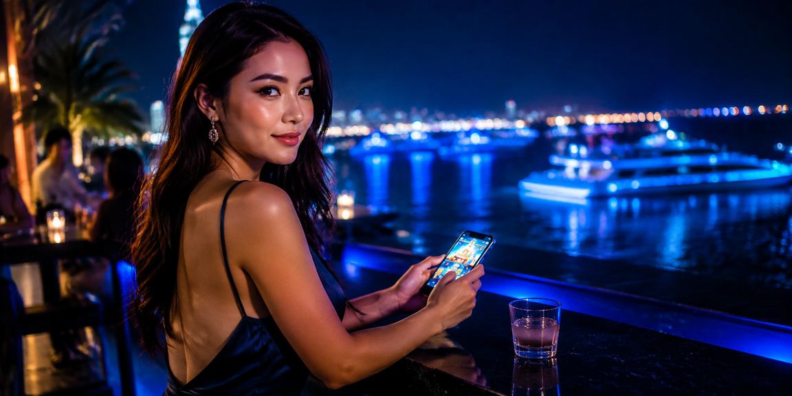 Người dùng tại Đà Nẵng trải nghiệm casino trực tuyến trên điện thoại di động bên bờ biển